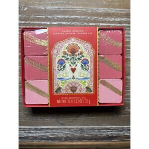 World Market Cherry Blossom Shower Steamer Set Vegan Cruelty-Free 12 x 1.23 oz